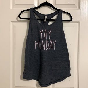 Lorna Jane YAY Monday workout shirt